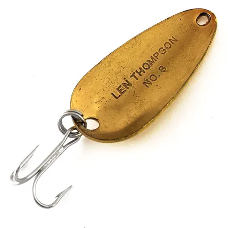 Cuillère Len Thompson #8, Five of Diamonds, 7g, Laiton, #12340