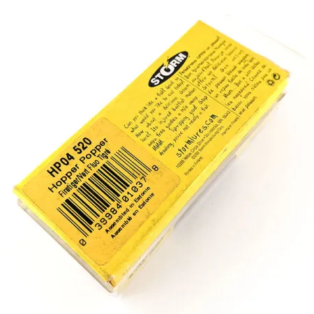 Storm Hopper Popper Leurre de Surface, Fire Tiger, 2g, #HP04 520
