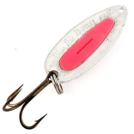 Cuiller Blue Fox Pixee UV, Nickel/Rouge, 14g, Insert œuf, #12363