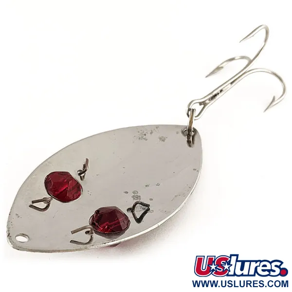 Lucky Strike Gold Red Flash Cuillère, Nickel / Red Eyes, 21g, #12383