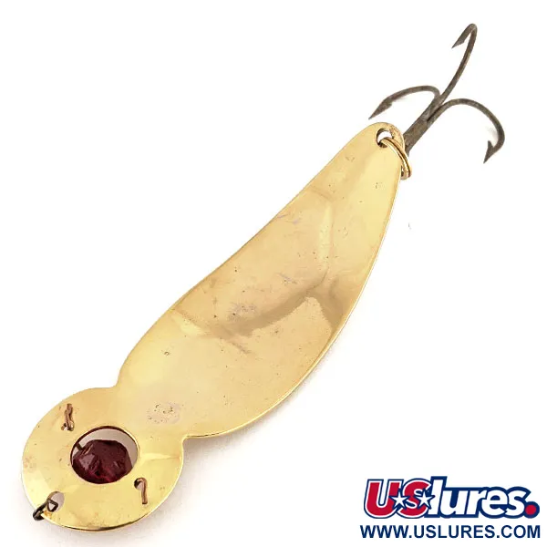 Lucky Strike One Eye Wiggler Cuillère, Or/Rouge, 25g, Œil Perle, #12385