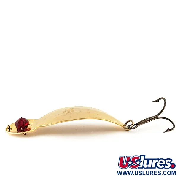 Lucky Strike One Eye Wiggler Cuillère, Or/Rouge, 25g, Œil Perle, #12385