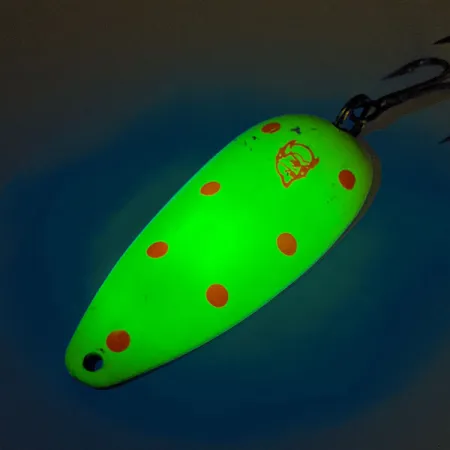 Cuillère Dardevle Dardevlet UV, Chartreuse/Rose/Nickel, 21g, #12410