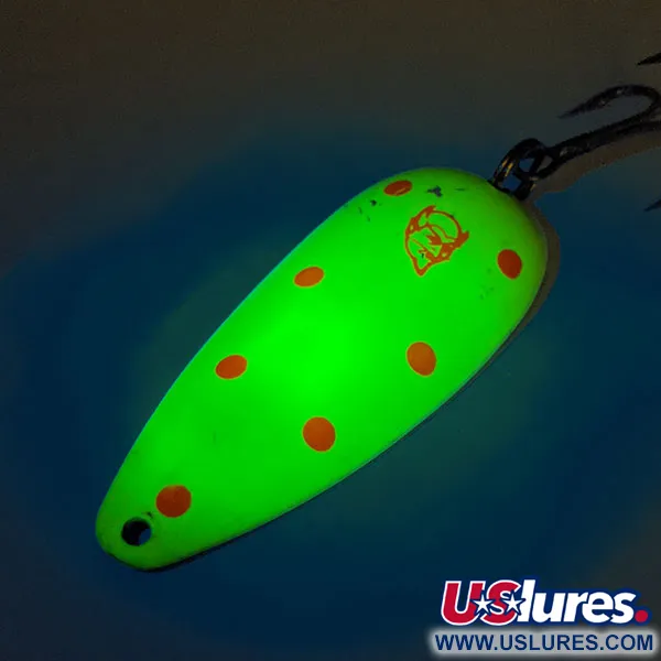 Cuillère Dardevle Dardevlet UV, Chartreuse/Rose/Nickel, 21g, #12410