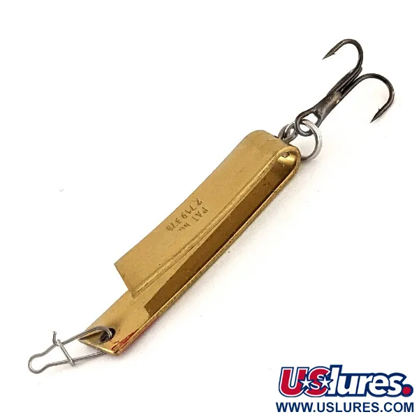 South Bend Super-Duper 503 Cuillère, Or/Rouge, 4,3g, Vintage, #12420