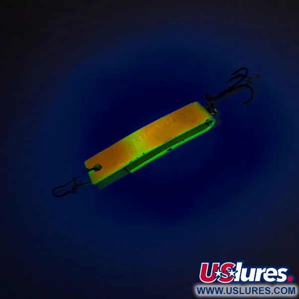 South Bend Super-Duper 503 UV Cuillère, Chartreuse-Orange, UV, #12421