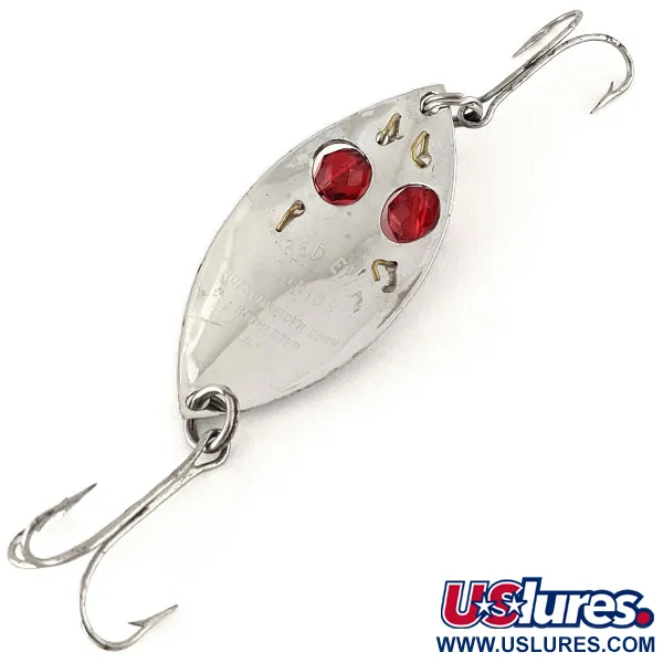 Hofschneider Red Eye junior Cuillère, Nickel / Rouge, 13g, Vintage, #12440