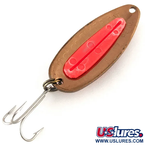 Blue Fox Pixee UV Cuillère, Cuivre Martelé/Rose, 14g, UV, #12447