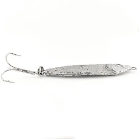 Luhr Jensen Crippled Herring Jig, Argent, 50g, Corps frappé, #12454