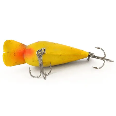 Kmart Kresge #K03 UV Crankbait, Jaune / Noir, 7g, effet UV, #12458