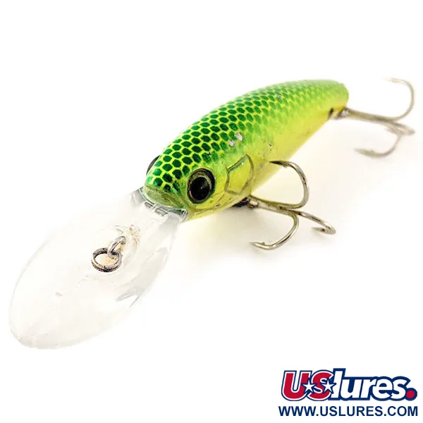 Cotton Cordell Deep Minnow UV Poisson nageur, Chartreuse, 7g, UV, #12459