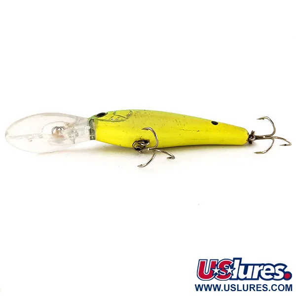 Cotton Cordell Deep Minnow UV Poisson nageur, Chartreuse, 7g, UV, #12459
