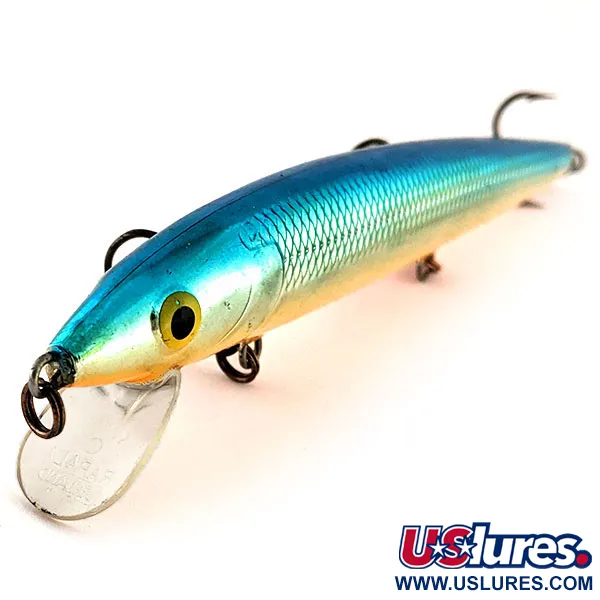 Rapala Husky Jerk HJ 14 Poisson-nageur, Bleu Argent, 18g, #12468