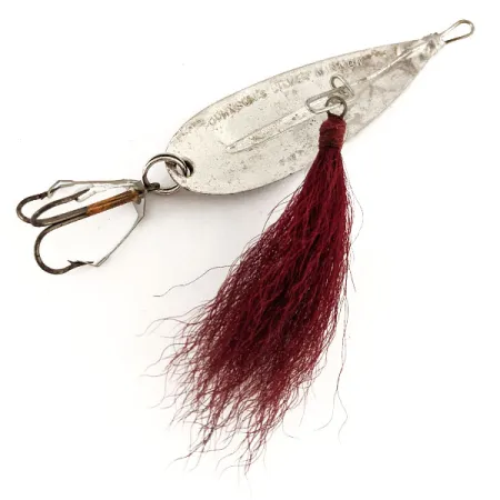 Johnson Silver Minnow Triple Hook Cuillère, Argent, 12g, #12472
