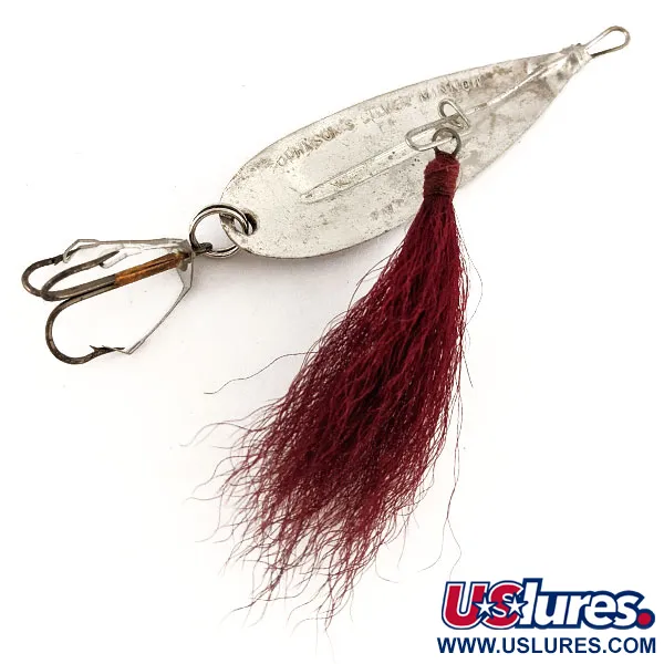Johnson Silver Minnow Triple Hook Cuillère, Argent, 12g, #12472