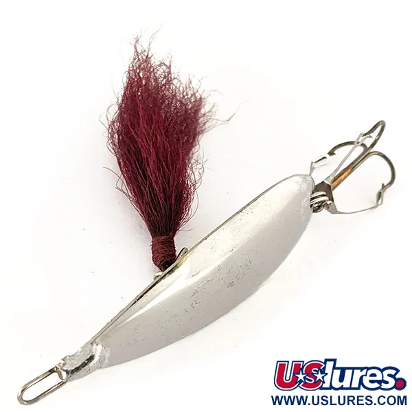 Johnson Silver Minnow Triple Hook Cuillère, Argent, 12g, #12472