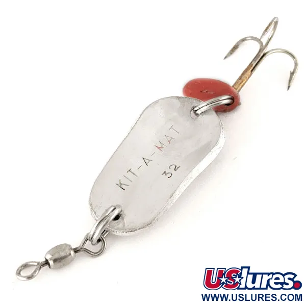 Gibbs Delta Kit-A-Mat #32 Cuillère, Argent, 9g, Texture écailles, #12499