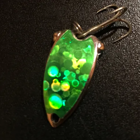 Fish Itt First Double Dancer Lame Vibrante, Vert/Nickel, 7g, UV, #12500