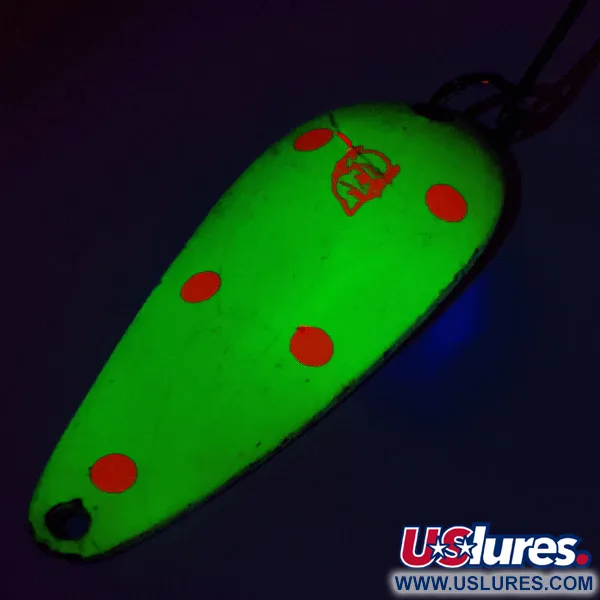 Cuillère Eppinger Dardevle Imp UV, Jaune/Rose/Nickel, 11g, UV, #12513