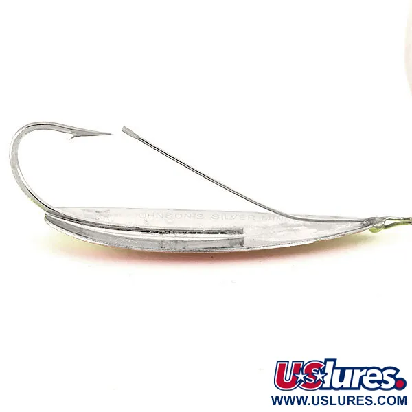 Johnson Weedless Silver Minnow UV Cuillère, Fire Tiger, 28g, UV, #12517