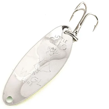 Little Cleo (Hula Girl) Cuillère UV, Jaune / Vert, 4g, Vintage, #12518