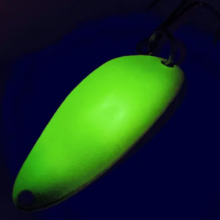 Little Cleo (Hula Girl) Cuillère UV, Jaune / Vert, 4g, Vintage, #12518