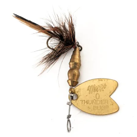 Mepps Thunder Bug Cuiller, Dorée, 2.8g, Palette Nervurée, #12557