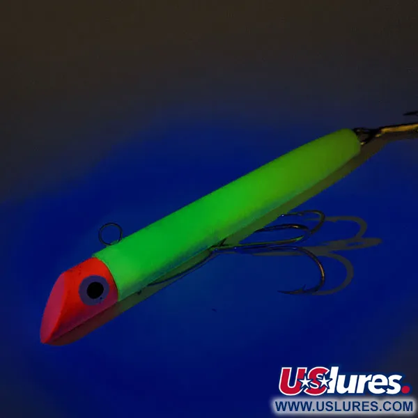 Sea Striker Got-Cha G100 UV Jig, Chartreuse/Rouge, 28g, UV, #12563