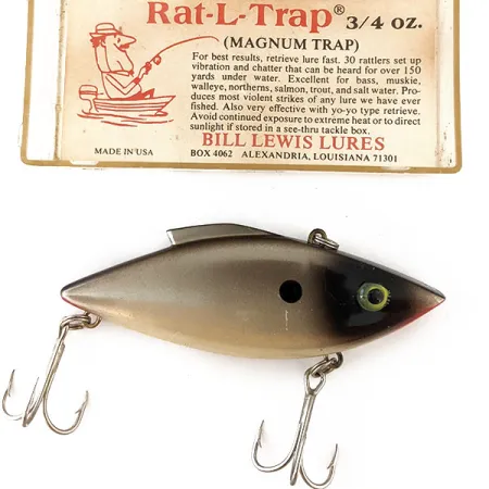 Bill Lewis Rat-L-Trap Lipless Crankbait, MG 05, 21g, Coulant, #12570