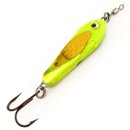 Bubba-Baits Zig Zag Spoon Cuillère Jig, Chartreuse, 25g, UV, #12572