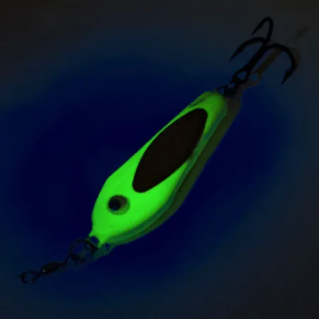 Bubba-Baits Zig Zag Spoon Cuillère Jig, Chartreuse, 25g, UV, #12572