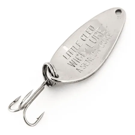 Little Cleo Seneca Cuillère, Nickel / Bleu, 7g, Vintage, #12646