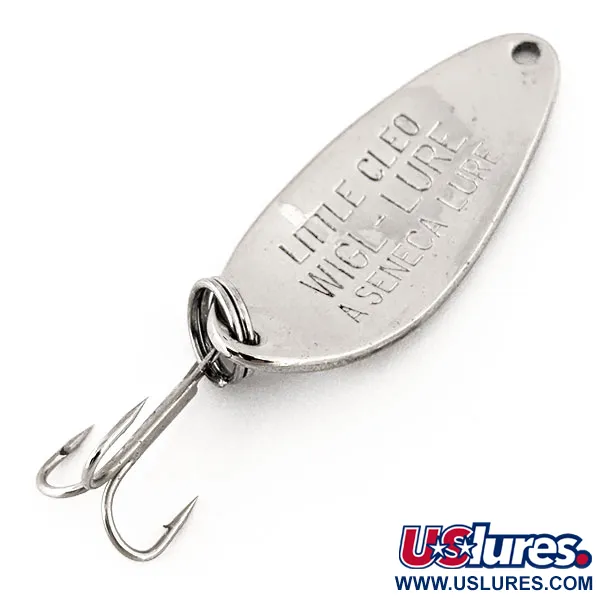 Little Cleo Seneca Cuillère, Nickel / Bleu, 7g, Vintage, #12646