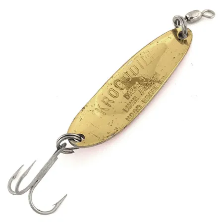 Luhr Jensen Krocodile Die #3 Cuillère, Or/Orange, 10g, Lancers, #12649