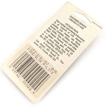 Luhr Jensen Hus-lure Cuillère, Orange / Nickel, 4g, Ultra-Light, #12673