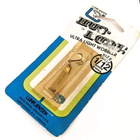 Cuillère Luhr Jensen Hus-lure, Red / Nickel / Gold, 2g, Ultra-Light, #12681