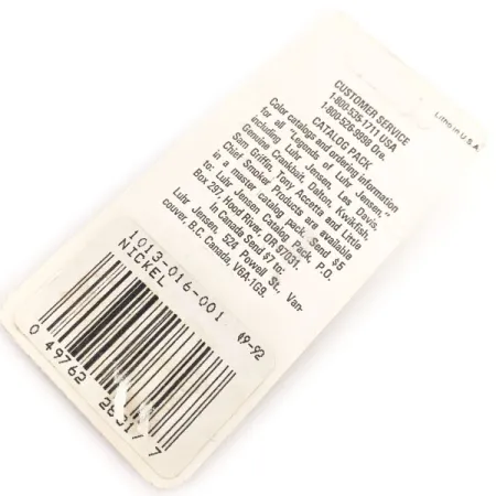 Luhr Jensen Lil' Kroc (Krocodile Stubby) Cuiller, Nickel, 4,5g, #12685