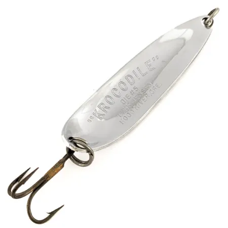 Luhr Jensen Krocodile Die #5 Ondulante, Nickel / Vert, 28g, #12693