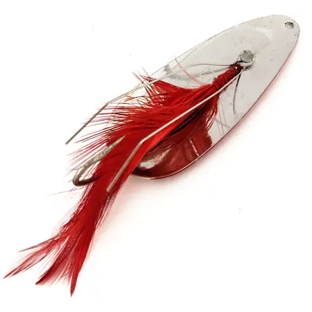Cuillère Eppinger Weedless Dardevle Dardevlet, Rouge/Blanc, 21g, #12702