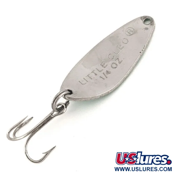 Acme Little Cleo Cuillère, Vert/Jaune/Nickel, 7g, Vintage, #12746