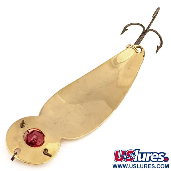 Lucky Strike One Eye Wiggler Cuillère, Or/Œil Rouge, 28g, Perle, #12773