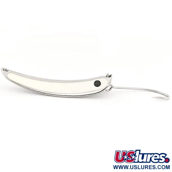 HT Enterprises Hawgler #6 Glow Cuillère, Nickel/Glow, 21g, #12778