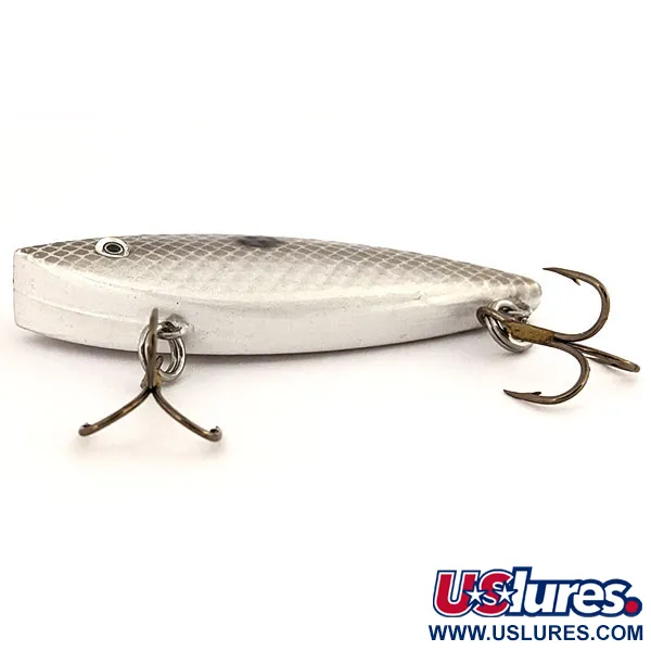 Strike King Diamond Shad 1980s Lipless Crankbait, Argent, 12g, #12791