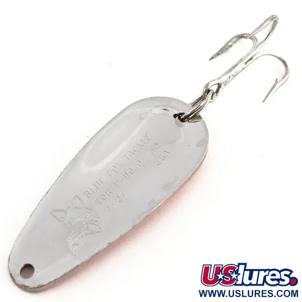 Blue Fox Tor-P-Do UV Cuillère, Rouge/Noir/Nickel, 14g, UV, #12795