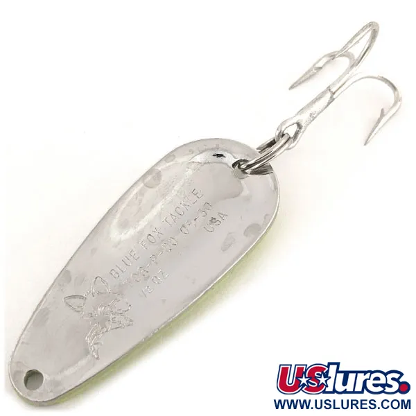 Cuillère Blue Fox Tor-P-Do UV, Chartreuse/Rouge/Nickel, 14g, UV, #12796