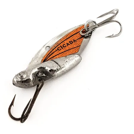 Reef Runner Cicada Lame vibrante, Nickel / Orange, 11g, USA, #12807