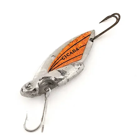Reef Runner Cicada Lame Vibrante, Nickel/Orange, 11g, Design US, #12811