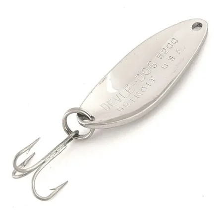 Dardevle Devle Dog 5200 Cuillère, Nickel, 7g, Vintage, #12822