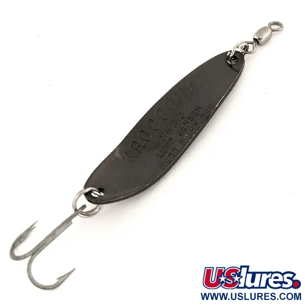 Luhr Jensen Krocodile Die #3 Cuillère, Noir, 10g, Distance, #12833
