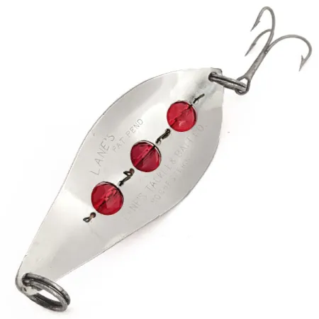 Cuillère Lane's Sparkl-l Wobbler, Nickel / Red Eyes, 21g, Perles, #12838